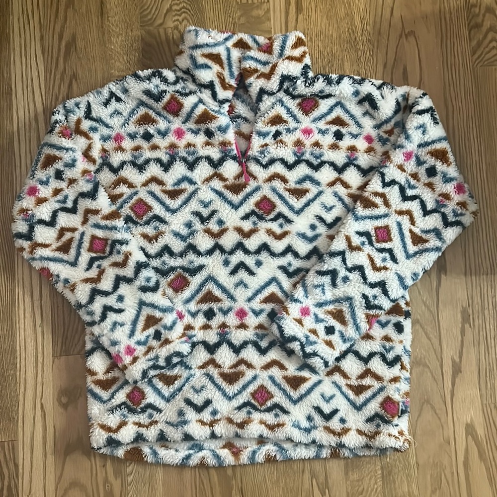 Woman’s Eddie Bauer patterned fleece